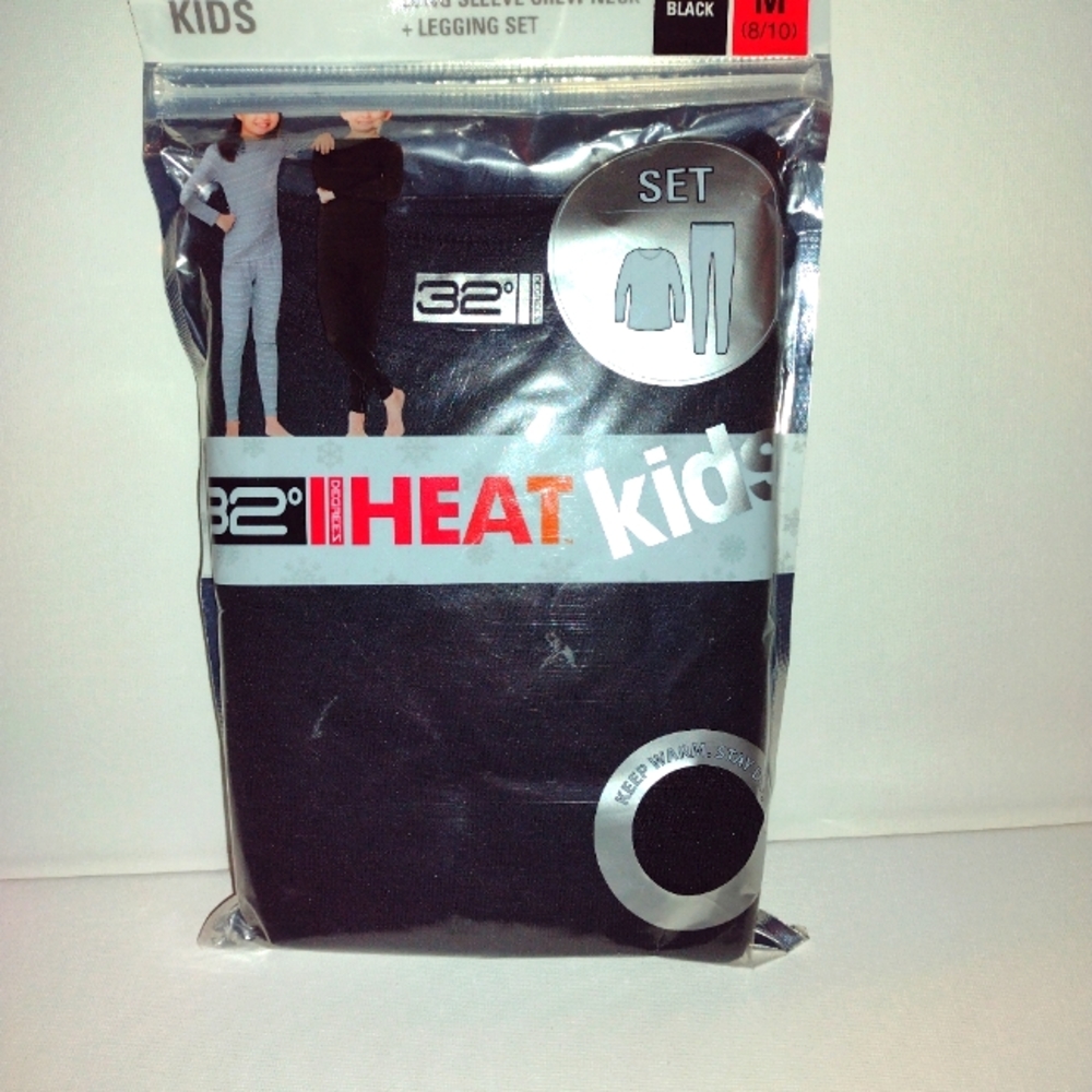 2-pk Kids 32° heat set size 8/10